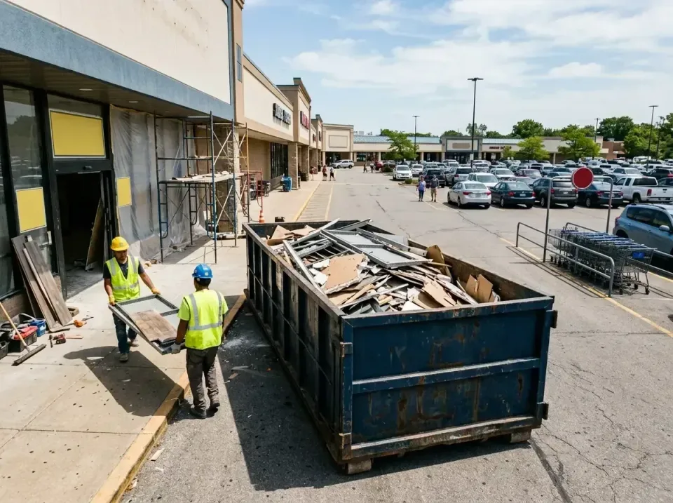 retail-store-renovation-debris-003 — frequently asked questions, Roll-off Dumpster Rentals in Pennside, PA